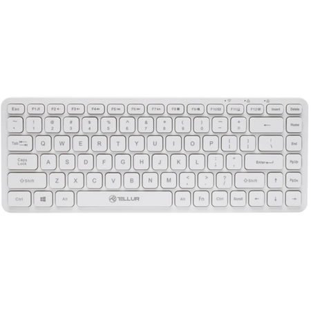 Tastatura wireless Tellur mini, alb