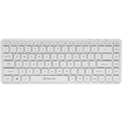 Tastatura wireless Tellur mini, alb