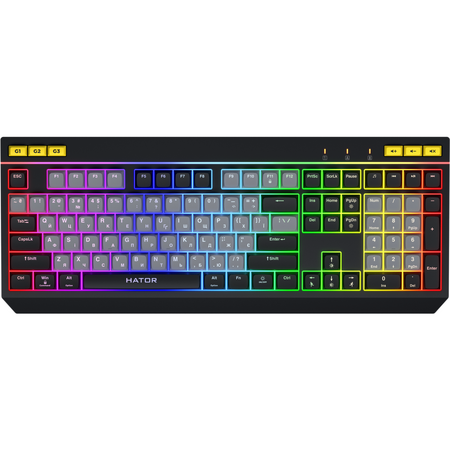 Tastatura mecanica Hator Icefall alb-ng