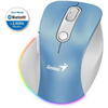 Mouse Genius Ergo 9000S 2400 DPI, albastru