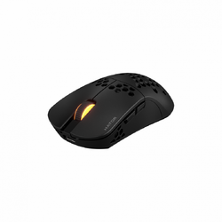 Mouse gaming wireless Hator Stellar Pro, 26K DPI, polling rate pana la 1000H, capacitate baterie 300mAh, durata deviata baterie in modul wireless pana la 18H (iluminare pornita), pana la 42 de ore (iluminare oprita), Negru