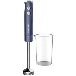 Blender Samus SB800 Blue, 800 W, Turatie reglabila + functie Pulse, pahar 600 ml, Lama si ax blender din inox, picior inox, albastru