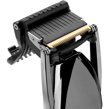 Trimmer BaByliss Super-X Metal Stubble BaByliss S991E, autonomie 90 min, lame din titan, negru