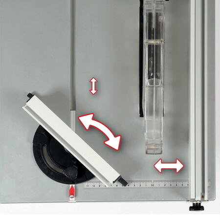 Ferastrau circular de banc Einhell TC-TS 200, 500 W, disc Ø200xø16 mm, D 24, inaltime taiere 45 mm