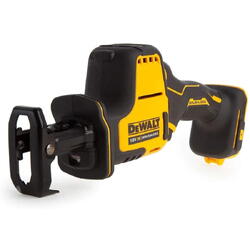 Fierastrau compact tip sabie pe acumulator DeWALT DCS369N, 18V XR, motor fara perii, taiere max 90mm, 2800 curse pe minut, iluminare LED, viteza variabila, schimbare usoara si rapida a panzei, nu include acumulator/incarcator