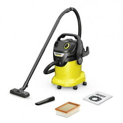 Aspirator umed/uscat Karcher KWD 5 V-25/5/22, 1100 W, 25 L, Negru/Galben
