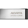 A-Data Memorie USB ADATA UR350 metalic, 128GB, USB 3.2, argintiu/negru