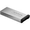 A-Data Memorie USB ADATA UR350 metalic, 128GB, USB 3.2, argintiu/negru