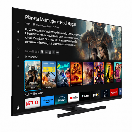 Televizor QLED Horizon 43HQ8560U/D, 108 cm, Smart, 4K Ultra HD, Clasa F (Model 2024)