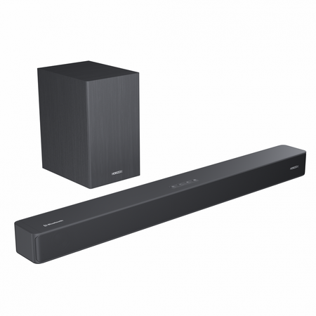 Soundbar HORIZON Acustico HAV-S2630W, 2.1CH, 110W, Subwoofer Wireless, Titanium Grey