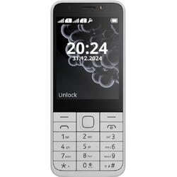 Telefon mobil Nokia 230 (2024), Ecran TFT LCD 2.8", Dual SIM, 2G (Alb)
