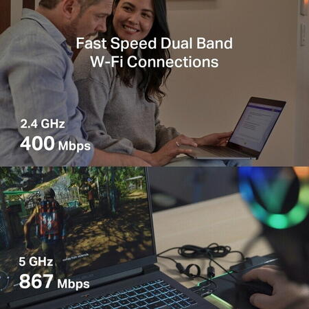 Adaptor wireless MERCUSYS MA30N AC1300 Nano Dual-Band