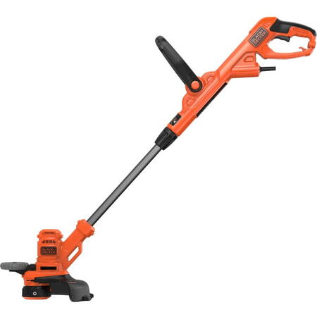 Trimmer de tuns gazon/iarba electric Black & Decker BESTA530C10, putere 550W, latime de taiere 30 cm, prelungire automata a firului AFS, contine: prelungitor 10 metri
