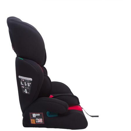 Scaun auto,76-150 cm, rosu/negru