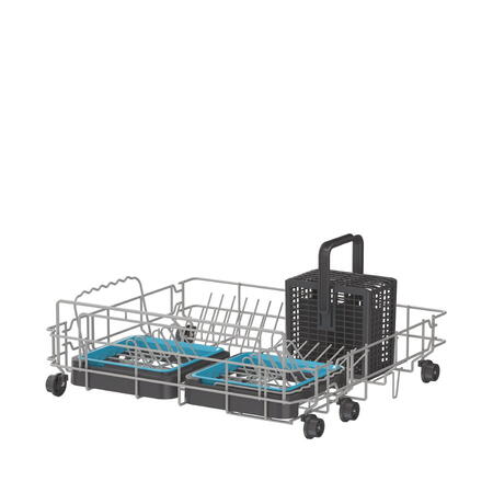 Masina de spalat vase compacta Candy CP 8F9FFA, 8 seturi, 8 programe, Wifi + BLE, Clasa F, 55 cm, Antracit