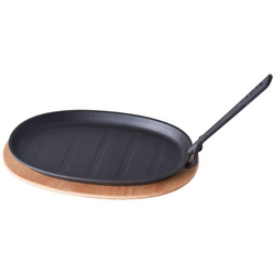 TIGAIE FONTA OVALA PENTRU FAJITA, 18 X 28 CM - LAVA