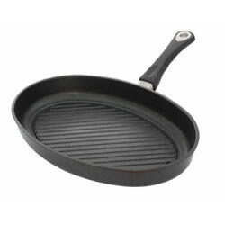 TIGAIE GRILL PENTRU PESTE 35 X 24 CM, INDUCTIE - AMT GASTROGUSS