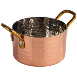 APS MINI CRATITA ROTUNDA CU MANERE CUPRU 9X5.5CM 0.30LT MUMBAI