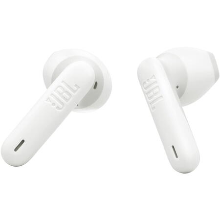 Casti In-Ear JBL Wave Flex 2, True Wireless, Bluetooth, Autonomie 40 ore, Multi-Point, Alb