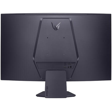 Monitor Gaming VA LED LG 31.5" 32GS60QC-B, QHD (2560 x 1440), HDMI, DisplayPort, Ecran curbat, 180 Hz, 1 ms, Negru