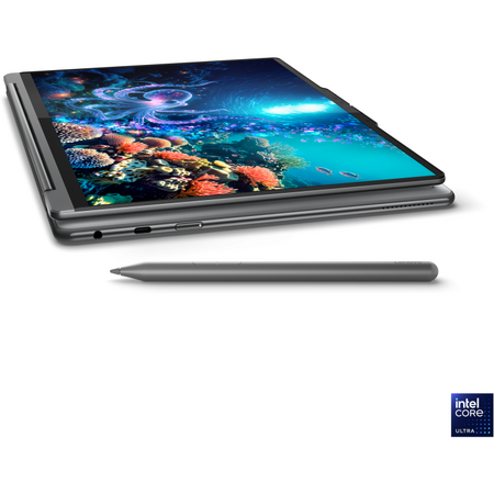 Laptop Lenovo Yoga 9 2-in-1 14ILL10, 14inch OLED, Touch, Intel Core Ultra 7 258V, 32GB RAM, 1 TB SSD, Intel Arc Graphics, Windows 11 Home, Luna Grey