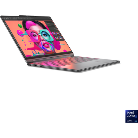 Laptop Lenovo Yoga 9 2-in-1 14ILL10, 14inch OLED, Touch, Intel Core Ultra 7 258V, 32GB RAM, 1 TB SSD, Intel Arc Graphics, Windows 11 Home, Luna Grey