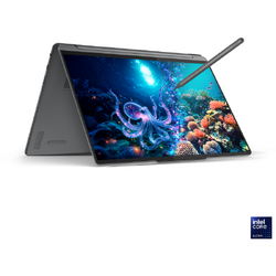 Laptop Lenovo Yoga 9 2-in-1 14ILL10, 14inch OLED, Touch, Intel Core Ultra 7 258V, 32GB RAM, 1 TB SSD, Intel Arc Graphics, Windows 11 Home, Luna Grey