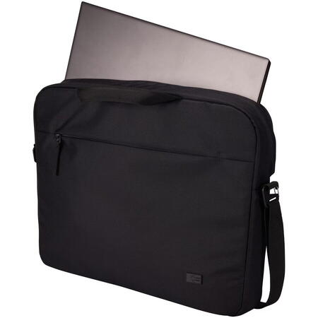 Geanta Case Logic Invigo, pentru notebook de max. 15.6 inch, 1 compartiment, buzunar frontal, waterproof, poliester, negru