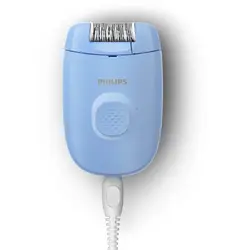 Philips Epilator cu fir BRE228/00 Series 2000, 1 setare de viteza, Cap de epilare lavabil, Albastru