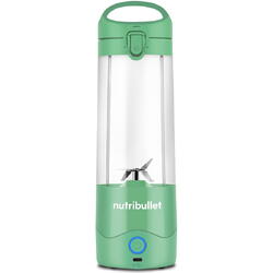 Blender portabil Nutribullet NBP003LG, capacitate 475 ml, 15 utilizari per incarcare, USB-C, verde