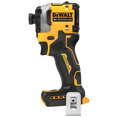 Masina de insurubat cu impact compacta pe acumulator DeWALT DCF850N, motor fara perii, 18V XR, cuplu maxim 205 Nm, 3 viteze, turatie maxima 3250 RPM, iluminare LED, clema prindere curea, fara acumulator/incarcator