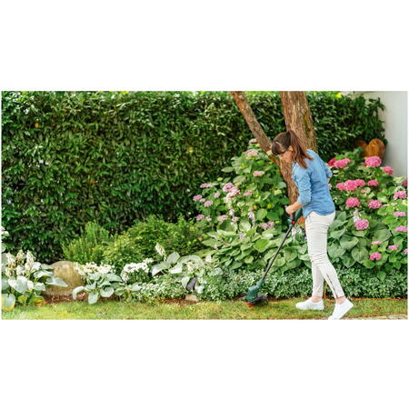 Trimmer de tuns gazon/iarba pe acumulator Bosch EasyGrassCut 18V-26, 18 V, 26 cm diametru lucru, 1.6 mm grosime fir, fara acumulator si incarcator in setul de livrare