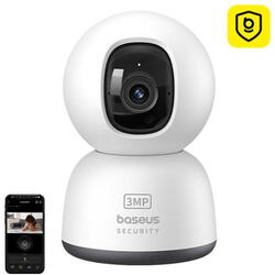 CAMERA IP Interior Baseus P1 Lite, 2K, 2304 x 1296, unghi pana la 360 grade, wireless, slot SD card, "S0TV002132" (timbru verde 0.8 lei) - 6932172662394