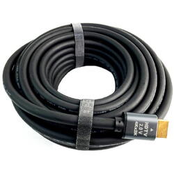 Cablu Spacer HDMI - HDMI, 10M, V2.0, rezolutie 4K, mufe aurite, tip tata-tata