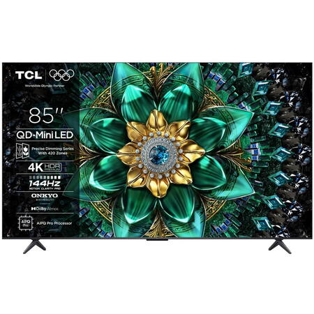 Televizor TCL Mini LED 85Q6C, 215 cm, Smart Google TV, 4K Ultra HD, (Model 2025)