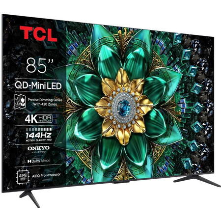 Televizor TCL Mini LED 85Q6C, 215 cm, Smart Google TV, 4K Ultra HD, (Model 2025)