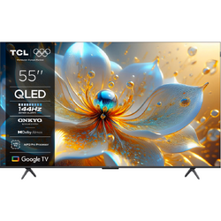 Televizor TCL QLED 55T8C, 139 cm, Smart Google TV, 4K Ultra HD, (Model 2025)