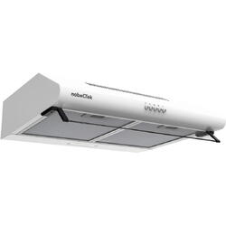 NobeLTek Hota NHO-CL60F49W, 60 cm, 1 motor, 2 filtre aluminiu, lampa led, 400m3, alb
