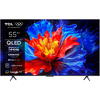 Televizor TCL QLED 55P8K, 139 cm, Smart Google TV, 4K Ultra HD, 100Hz, Clasa F (Model 2025)