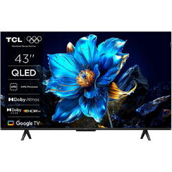 Televizor TCL QLED 43P7K, 108 cm, Smart Google TV, 4K Ultra HD, Clasa F (Model 2025)