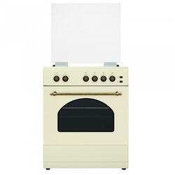 Samus Aragaz SR660S4C1, 4 arztoare + cuptor pe gaz, 55 l, aprindere electric prin buton