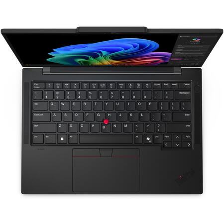 Laptop ultraportabil Lenovo ThinkPad T14s Gen 6 cu procesor Snapdragon® X Elite X1E-78-100 pana la 3.4 GHz, 14", WUXGA, IPS, Touch, 32GB LPDDR5x, 1TB SSD, Qualcomm® Adreno™ , Windows 11 Pro, Black, 3Y Premier Support