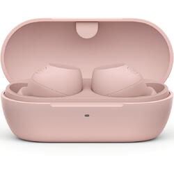 Casti In-Ear Sony WF-C710NP, True Wireless, Noise Cancelling, Bluetooth, Microfon, Multipoint, Fast Pair, Quick Charge, IPX4, Autonomie baterie 40 ore, Roz