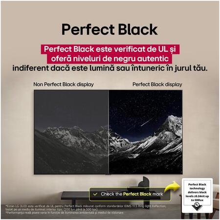 Televizor OLED LG  65G51LW, 164 cm, Smart, 4K Ultra HD, 120 Hz, Clasa E (Model 2025)