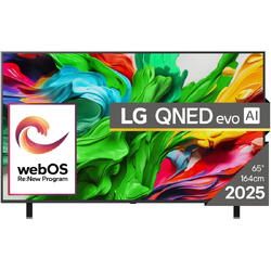 Televizor QNED LG 65QNED85A3C, 164 cm, Smart, 4K Ultra HD, 100 Hz, Clasa E (Model 2025)