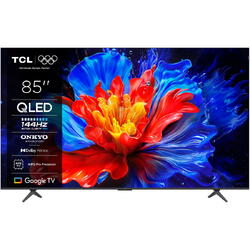 Televizor QLED TCL 85P8K, 214 cm, Smart Google TV, 4K Ultra HD, 100Hz, Clasa F (Model 2025)