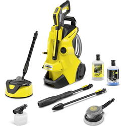 Aparat de spalat cu presiune Karcher K 4 Power Control Flex Car&Home, putere 1800 W, debit 420 l/h, 130 bar, dispozitiv T5, detergent 1 l, pistol Power Control G160Q, lance Vario Power Jet, perie rotativa, sistem spumare 0.3 l, sampon auto 1 l