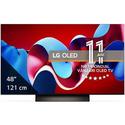 Televizor LG OLED evo 48C42LA, 121 cm, Smart, 4K Ultra HD, 100 Hz, Clasa G (Model 2024)