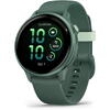 Smartwatch Garmin vivoactive 6, GPS, 42mm, curea silicon, Jasper Green/J. Green Metallic