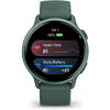 Smartwatch Garmin vivoactive 6, GPS, 42mm, curea silicon, Jasper Green/J. Green Metallic